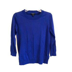 J. Crew electric blue sweater